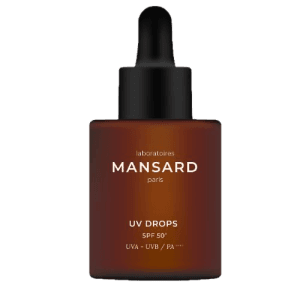 UV Drops – Protection solaire SPF50 contre UVA, UVB et lumière bleue