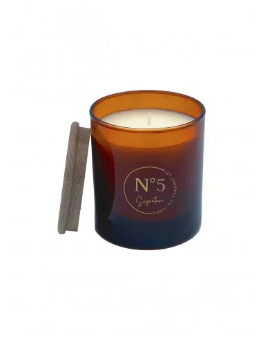 Bougie Parfumée Signature 290 g – N°5 Souvenir d’Enfance, Fragrance Gourmande et Réconfortante